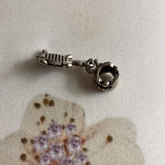 NWOT - EFFY Dark Silvertone Turtle🐢Hanging Slider Charm - Picture 8 of 11